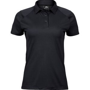 Tee Jays Womens/Ladies Luxury Sport Polo Shirt / Black